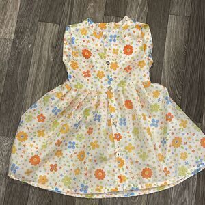 vintage 1960’s/1970’s handmade girls 3t-4t day dress